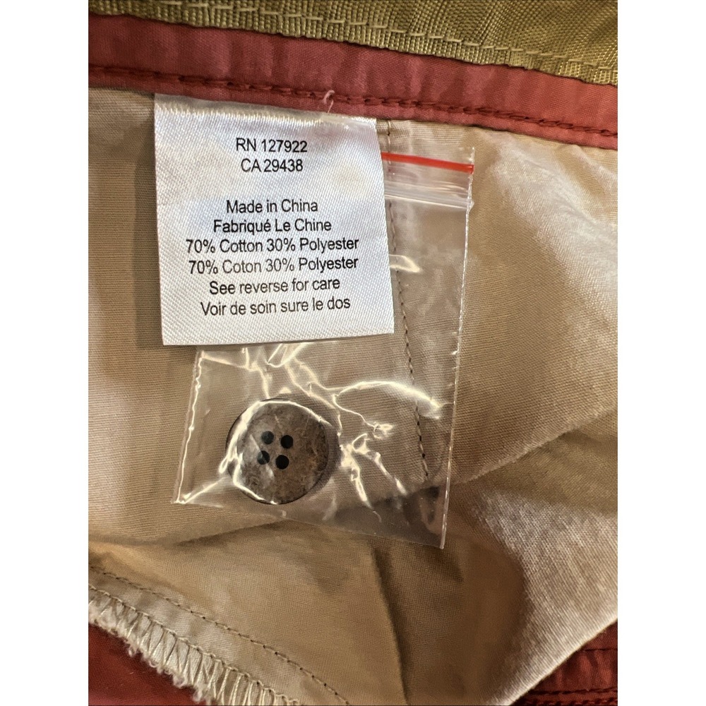 Mountain Khakis Mens Poplin Shorts Rose 44x10 Relaxed Fit NWT Cotton Poly Golf - Picture 7 of 11